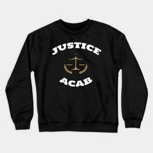 ACAB Justice Scales Crewneck Sweatshirt